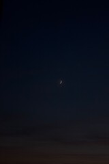 moon over the sea