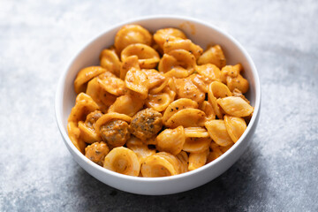 rustic italian pork sausage orecchiette pasta