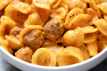 rustic italian pork sausage orecchiette pasta