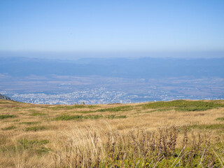 Autumn panorama of Vitosha Mountain, Bulgaria