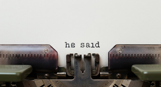 old typewriter with old letters