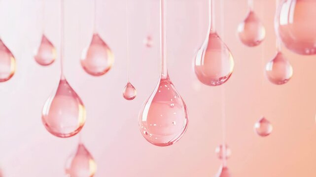 drops of water, cosmetic
