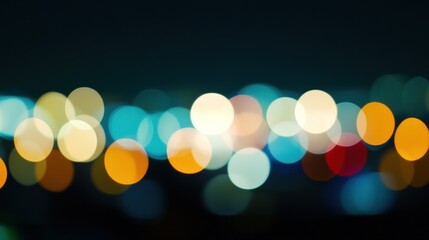 Abstract blurred lights at night.