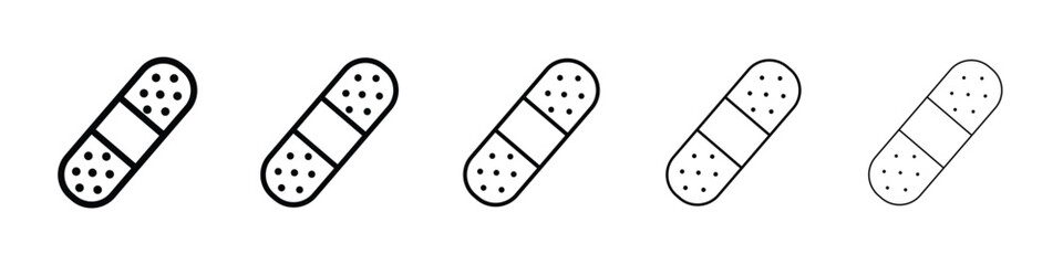 Band aid icon vector collection. EPS 10