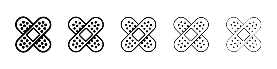 Band aid icon vector collection. EPS 10