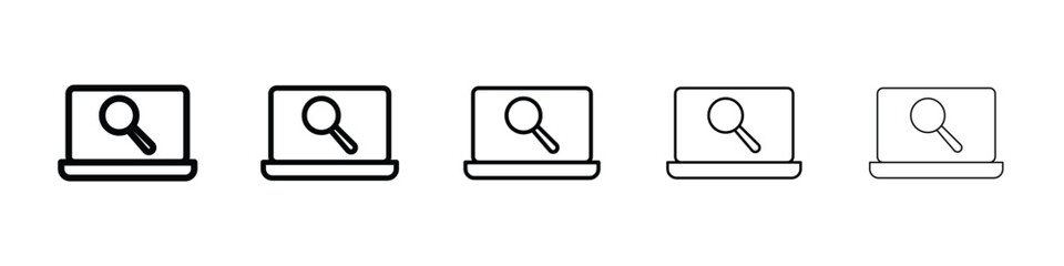 Browsing icon vector collection. EPS 10