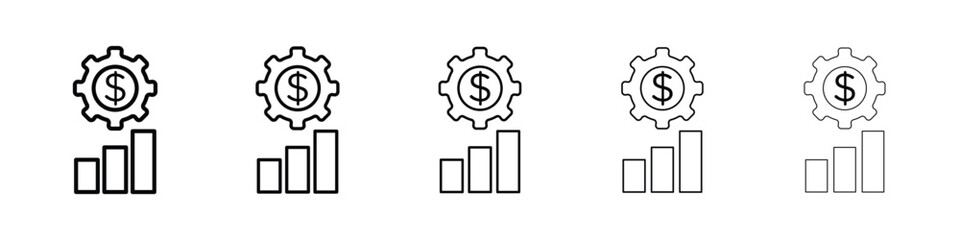 Business development icon vector collection. EPS 10