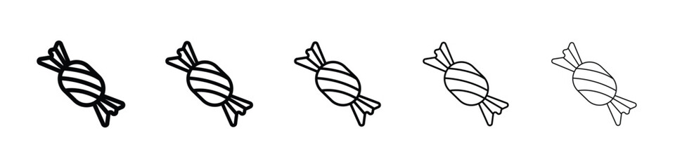 Candy-sweet icon vector collection. EPS 10