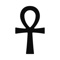Rounded Ankh Egyptian Cross Symbol Icon