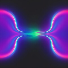Dusted, scratched Holographic Abstract Multicolor Backgound, Trend Design Creative Blurred Glow. Dust, noise, grain, small dust artifacts. Suitable for overlays, posters, flyers, covers, banners, etc
