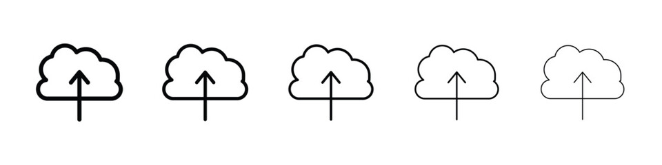 Cloud upload icon