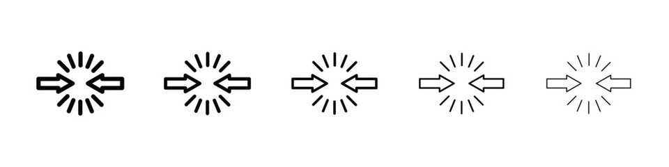 Conflict icon vector collection. EPS 10