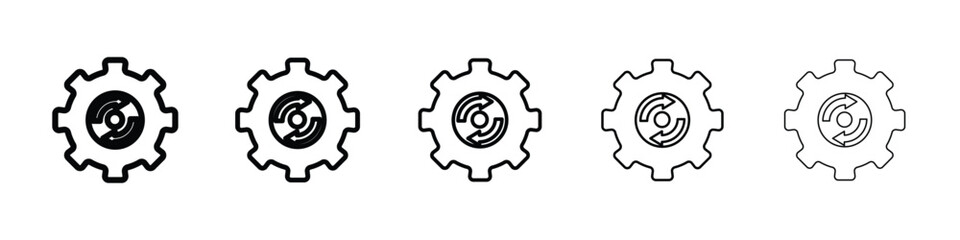 Consistency icon vector collection. EPS 10