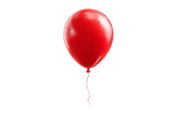 Crédence en verre imprimé A red balloon is floating in the air