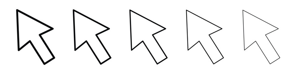 Cursor icon vector collection. EPS 10