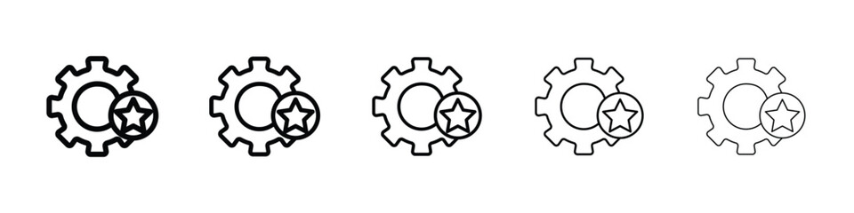 Employee skills icon vector collection. EPS 10