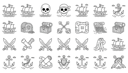 Vector illustration of a set of different people icons