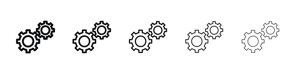 Function icon vector collection. EPS 10