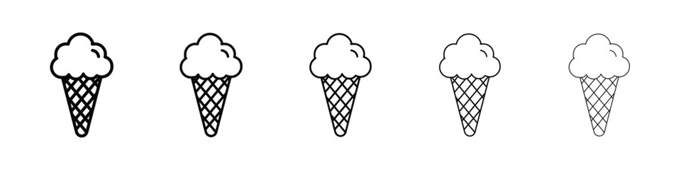 Ice cream cone icon