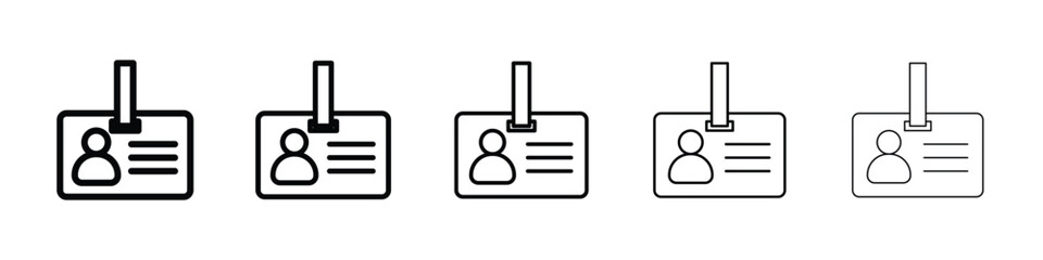 ID badge icon