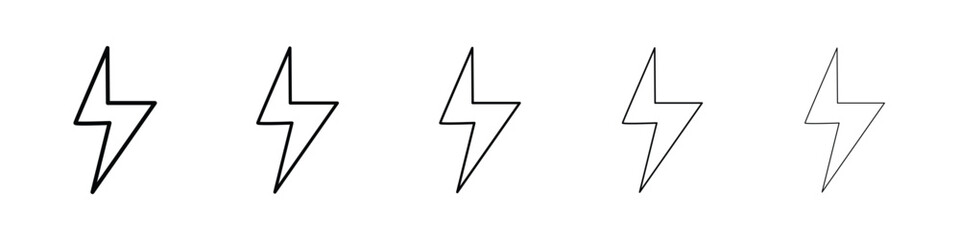 Lightning bolt icon