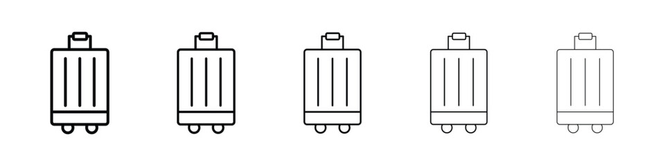 Luggage icon vector collection. EPS 10
