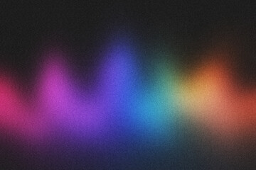 Obraz premium Abstract grainy gradient background in red, blue and purple colors. Noise texture. Abstract gradient in multicolored tones. Background design. Colorful background for design. Banner, poster.