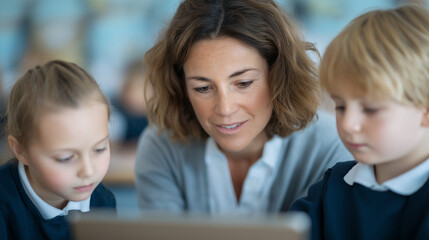 Engaging Elementary Students Using Digital Tablets in Classroom