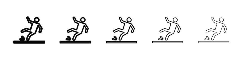 Slippery floor icon