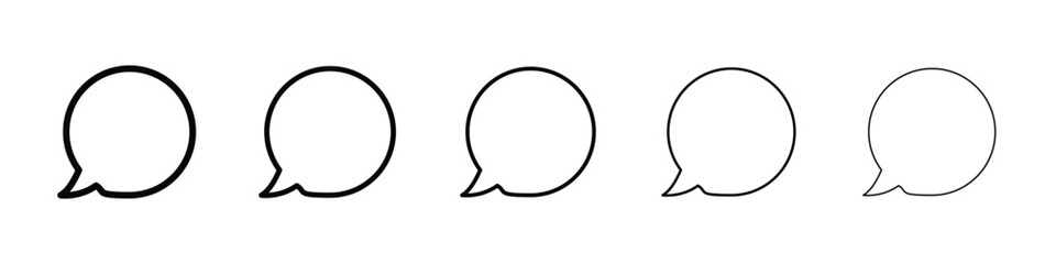 Speech bubble icon vector collection. EPS 10