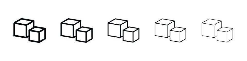 Sugar icon vector collection. EPS 10