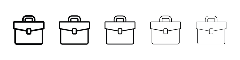 Suitcase icon vector collection. EPS 10