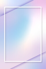 ふんわりかわいい、グラデーション背景素材 ( フレーム　見出し　タイトル　セール　チラシ　バナー　水彩　背景 )