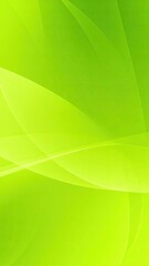 Obraz premium Bright Lime Green Background With Layered Shapes Conveying Freshness and Vibrancy in Design