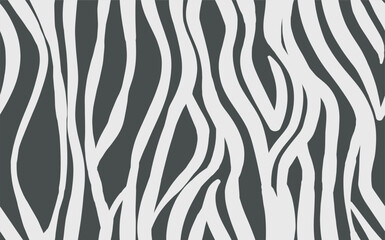 Abstract modern zebra seamless pattern. Animals trendy background. Blue decorative vector stock illustration for print, card, postcard, fabric, textile. Modern ornament of stylized skin.