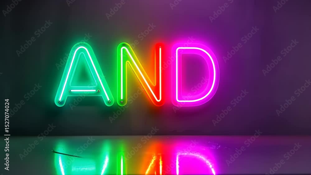 Poster neon 