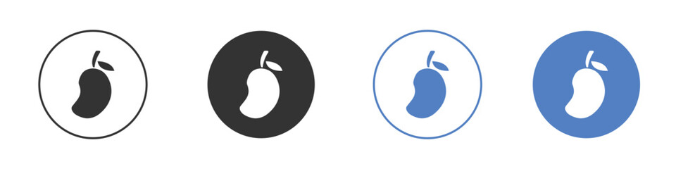Mango icon vector. Logo Template illustration design