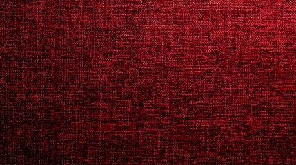 Dark red textured background with subtle woven pattern.