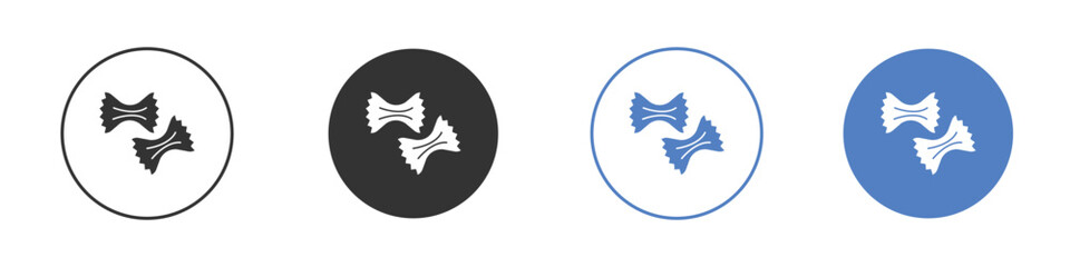 Pasta icon vector. Logo Template illustration design