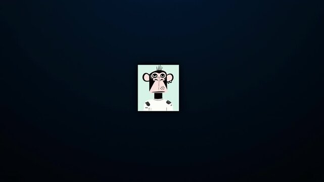 Glitch art, cartoon monkey, experimental, retro tech, funny face, weird, vj loop, trippy, psychedelic, cosmic, space monkey, comic, black background