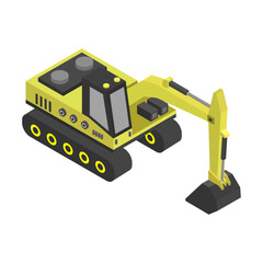 Isometric Excavator