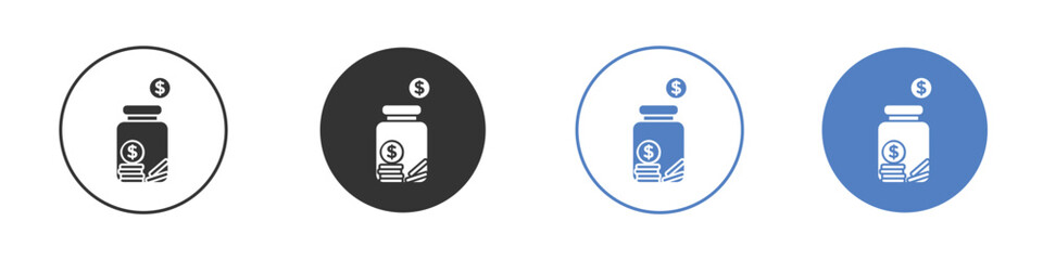 Savings icon vector. Logo Template illustration design