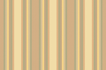 Obraz premium Conceptual pattern seamless stripe, rough background lines vector. Iconic texture fabric textile vertical in amber and orange colors.