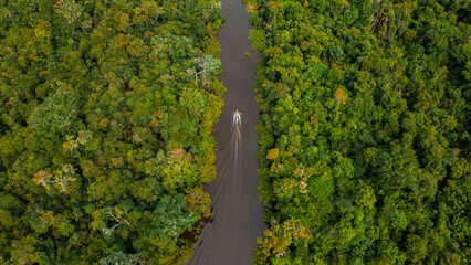 Photos of the Nanay River, in the city of Iquitos, in the Amazon rainforest of Peru