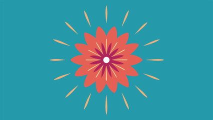 Obraz premium Floral design with transparency in bold colors ideal for various creative projects