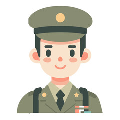 illustration design of a soldier