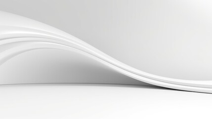 Obraz premium Free abstract white background minimal futuristic architectural space wallpaper