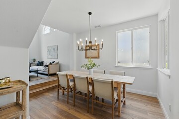 Bright Open-Concept Dining Room