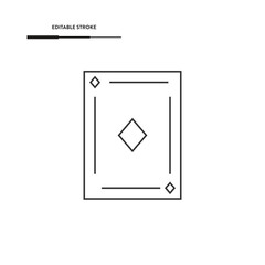 Playing Card Icon Vector Design.