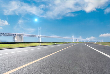 bridge outdoor road skyline city landscape blue sky cityscape street travel
